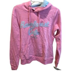 Rain forest cafe Orlando pink hooded sweatshirt size large